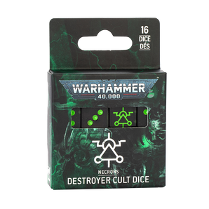 Necrons Destroyer Cult Dice - Dados