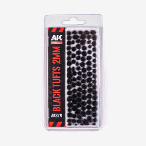 Black - Fantasy Tufts 2 mm