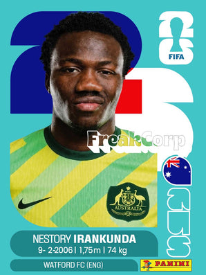 Nestory Irankunda - AUS19 - PANINI WC 2026