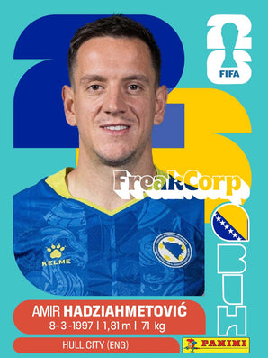 Amir Hadziahmetovic - BIH 8 - PANINI WC 2026