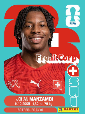 Johan Manzambi - SUI15 - PANINI WC 2026